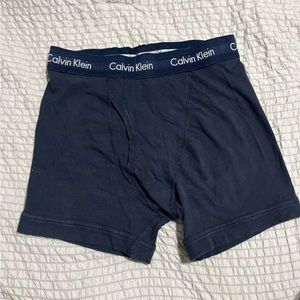 Used Navy Blue Calvin Klein Boxer Briefs